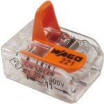Svorka Wago 221-412, 2x0,08-2,5(4) mm s páčkou, | Zboží Auto