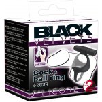 Black Velvet vibrační kroužek na penis a varlata – Zboží Mobilmania