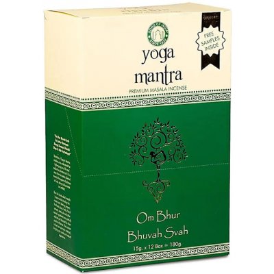 Song of India Vonné tyčinky Organic Masala Yoga Mantra 15 g