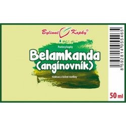 Belamkanda angínovník Pavlovy bylinné kapky tinktura 50 ml