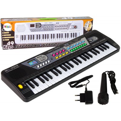 Mamido dětský elektrický keyboard s mikrofonem – Zboží Dáma