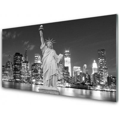 Obraz na skle Socha Svobody New York 100x50 cm – Zboží Mobilmania