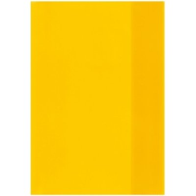 Herlitz Obal na sešit A5 průhledný žlutý – Zboží Mobilmania