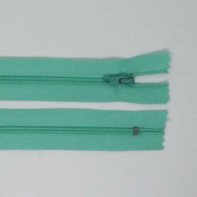 Spirálový zip, šíře 3 mm, délka 40 cm, tyrkysová – Hledejceny.cz