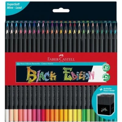 Faber-Castell 116450 Black Edition 50 barev – Zbozi.Blesk.cz