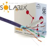 Solarix SXKD-5E-FTP-LSOH CAT5E FTP LSOH drát, 305m – Zboží Mobilmania
