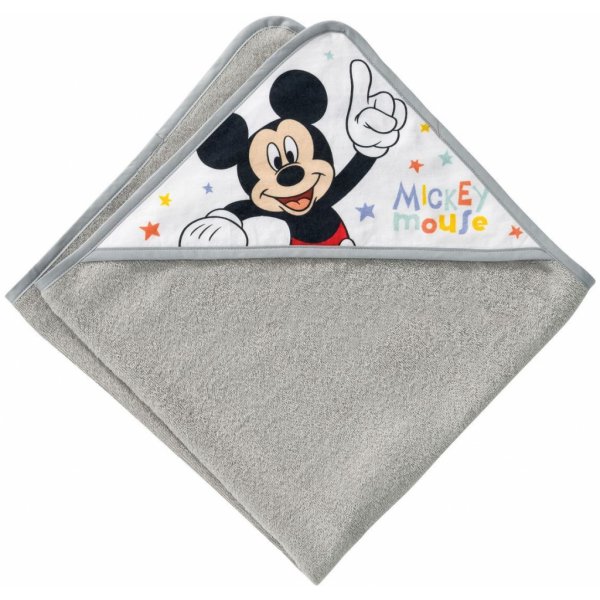 Lidl Dětská osuška Disney s kapucí 75x75cm (Mickey Mouse) od 249 Kč -  Heureka.cz