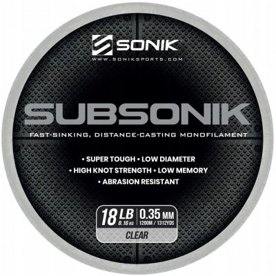 Sonik Subsonik Clear 1200 m 0,35 mm – Hledejceny.cz