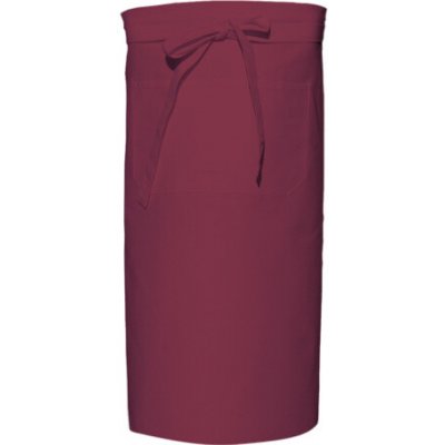 Link Kitchen Wear Kuchařská zástěra s kapsou X970T Bordeaux 100x70cm – Hledejceny.cz
