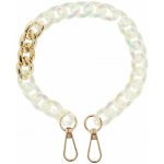 Natana plastový řetízek na kabelku čirý s karabinkami 40 cm – Zbozi.Blesk.cz