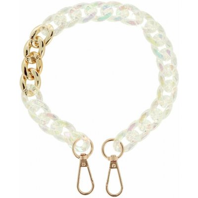 Natana plastový řetízek na kabelku čirý s karabinkami 40 cm – Zbozi.Blesk.cz