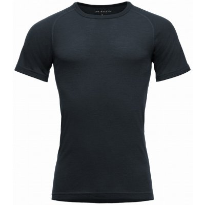 Devold Pánské funkční triko Lauparen Merino 190 Base Tee Man černá – Zboží Dáma