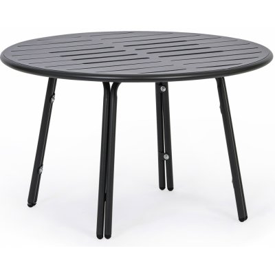 B2B Partner Kovový bistro stůl VENTO, 80 cm grafit 422053 – Hledejceny.cz