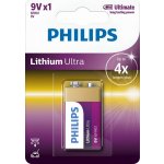 Philips Lithium Ultra 9V 1ks 6FR61LB1A/10 – Hledejceny.cz