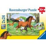 Ravensburger Svět koní 2 x 24 dílků – Hledejceny.cz