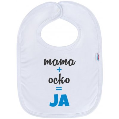 New Baby bryndák mama+ocko=JA modrý – Zboží Mobilmania