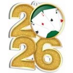 Poháry Bauer Akrylátová medaile MDA2026M28 Karetní hry – Sleviste.cz