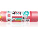 Vigo pytle zatahovací LDPE 35 l 26µm 15ks s vůní jahod – Sleviste.cz