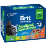 Brit Premium Cat Sterilised Liver 12 x 100 g – Hledejceny.cz