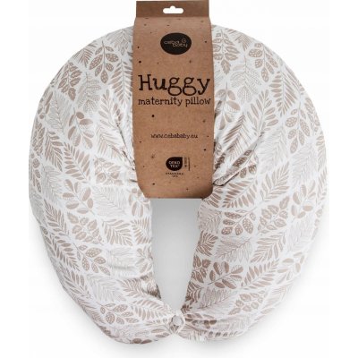 Ceba Polštář na kojení Huggy Basic Brown Leaves – Zboží Dáma