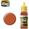 Modelářské nářadí AMMO by MIG Jimenez Medium Rust 17ml / A.MIG-040 AMIG0040