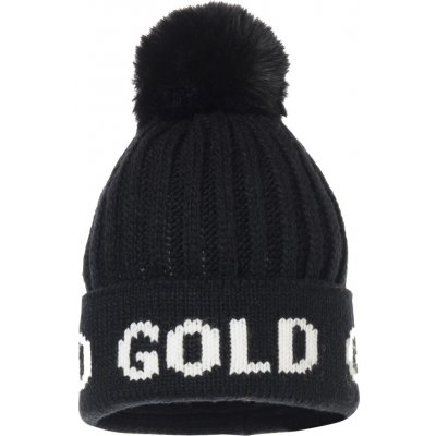 Goldbergh Dámská čepice Hodd Beanie Real Raccoon Fur Black – Hledejceny.cz