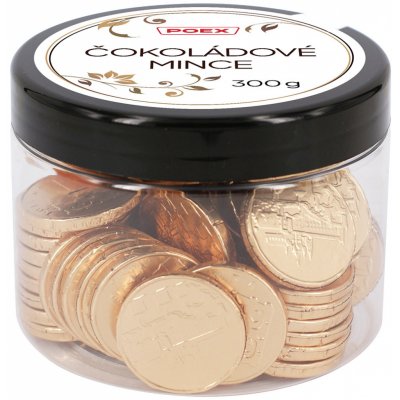 Poex Čokoládové mince v dóze 300 g – Zbozi.Blesk.cz