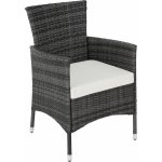 TecTake 402864 Zahradní ratanový nábytek Lucern 2+1 šedá umělý ratan – Zboží Dáma TecTake 402864 Zahradní ratanový nábytek Lucern 2+1 šedá umělý ratan – Zboží Dáma