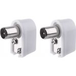 Konektor IEC vidlice zacvakávací úhlový – Sleviste.cz