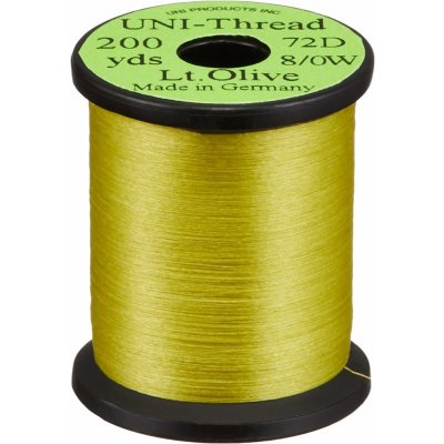 UNI Products Nit Thread 8/0 200yd Light Olive – Hledejceny.cz