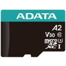 paměťová karta ADATA MicroSDXC 64 GB AUSDX64GUI3V30SA2-RA1