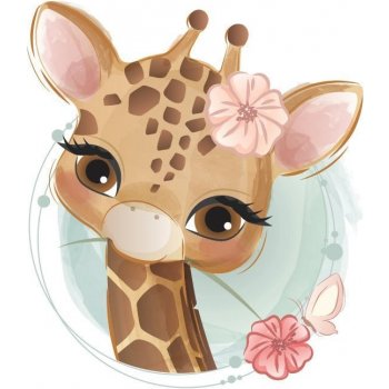 Plakát Sweet giraffe