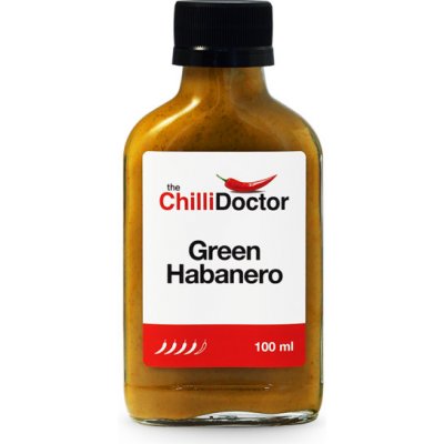 The ChilliDoctor Green Habanero chilli mash 100 ml – Zboží Mobilmania