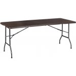 MultiGarden SZK-180B Skládací cateringový stůl 180 cm, hnědý – Sleviste.cz