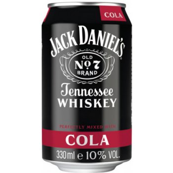 Jack Daniels & Cola 5% 0,33 l (plech)