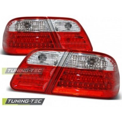 Světla zadní MERCEDES W210 95-03.02 RED WHITE LED – Hledejceny.cz