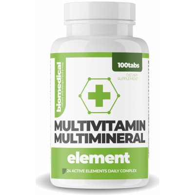 BioMedical Multivitamin Multimineral Element 100 tablet – Zboží Mobilmania