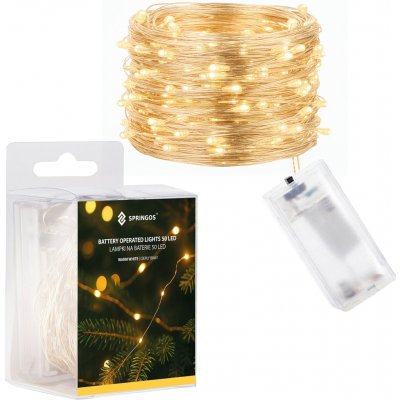 Springos Vánoční osvětlení CL0014 50 LED – Hledejceny.cz