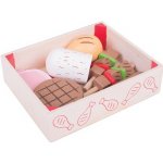 Bigjigs Toys dřevěné uzeniny v krabičce – Zboží Dáma