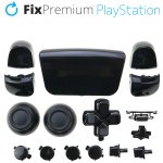 FixPremium Luxury Dekorativní prvky pro PS5 DualSense, černá – Zboží Mobilmania