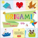 Origami tradiční / tradičné + barevné papíry / farebné papiere – Zboží Dáma