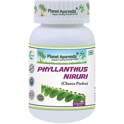 Planet Ayurveda Chanca Piedra extrakt 10:1 500 mg 60 kapslí – Hledejceny.cz