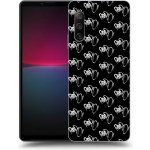 Pouzdro Picasee silikonové Sony Xperia 10 IV 5G - Separ - White On Black černé – Zboží Živě