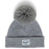 Kojenecká čepice Herschel Supply Baby Beanie Pom Heather Light Grey