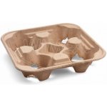 WIMEX Podnos papírový na 4 kelímky 21 x 21 cm – Zboží Dáma