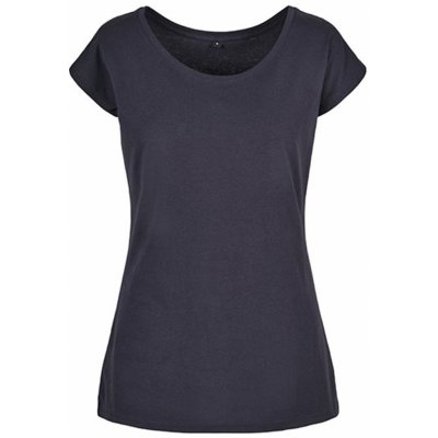 Built your Brand Wide Neck Námořnická modrá – Hledejceny.cz