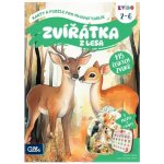 Albi Kvído Karty a puzzle pro mluvicí tablík Zvířátka z lesa – Zboží Dáma