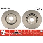 Brzdový kotouč TRW DF4866S – Zbozi.Blesk.cz