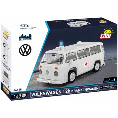 COBI 24619 Action Town Automobil Volkswagen T2 Sanitka 1:35 – Zboží Dáma