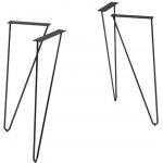 Stolová noha drátěná CHLOE XL zlatá mat – Sleviste.cz